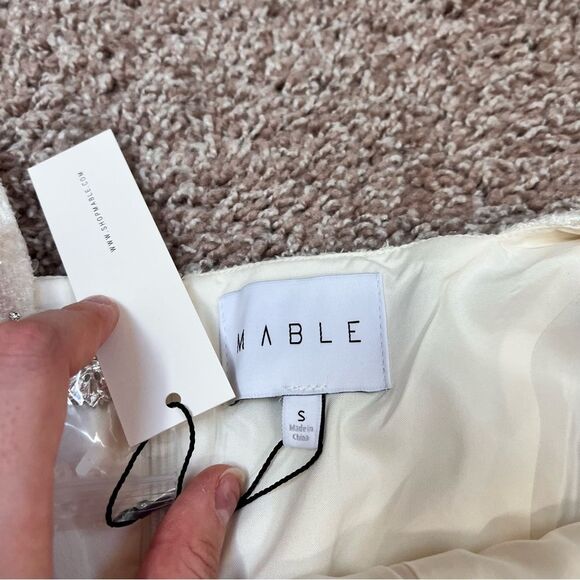 MABLE Tweed Sequin Mini Dress - Picture 5 of 13